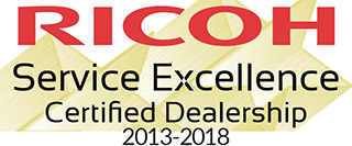 ca reding company ricoh service excellence award